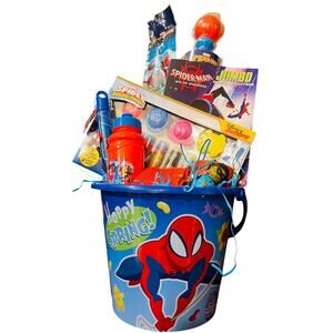 Spider-Man large Easter bundle nine decorative chalk sticks and 4 shaped chalks